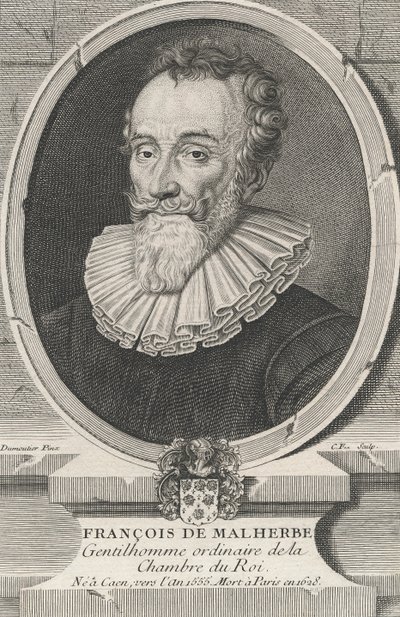 Francois de Malherbe by Daniel Dumonstier or Dumoustier